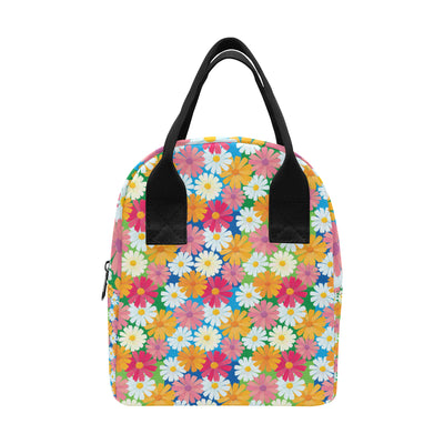 Daisy Pattern Print Design DS05 Insulated Lunch Bag