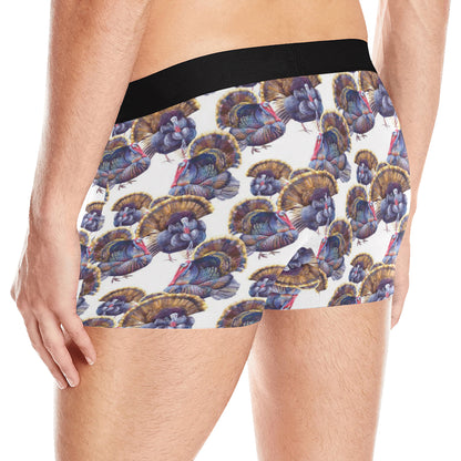 Turkey Pattern Print Design 01 Men's Boxer Briefs