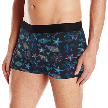 Starfish Pattern Print Design 01 Men's Boxer Briefs