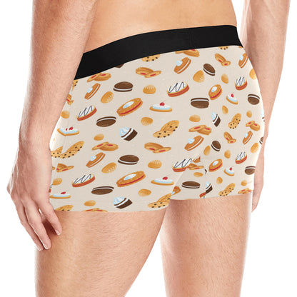 Biscuit Pattern Print Design 01 Men's Boxer Briefs