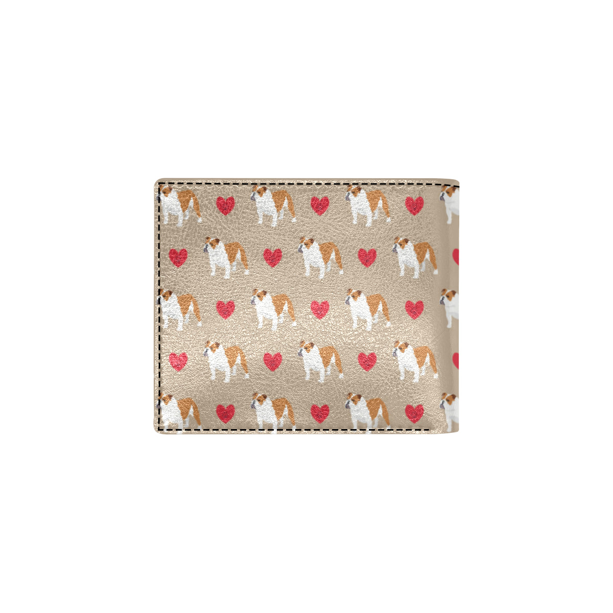 Bulldogs Pattern Print Design 02 Men's ID Card Wallet
