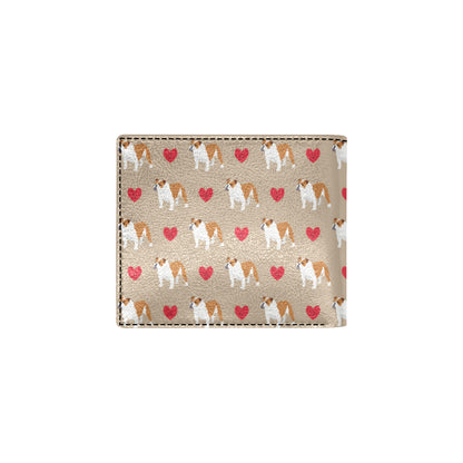 Bulldogs Pattern Print Design 02 Men's ID Card Wallet