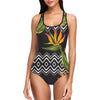 Bird Of Paradise Pattern Print Design BOP07 Women Swimsuit