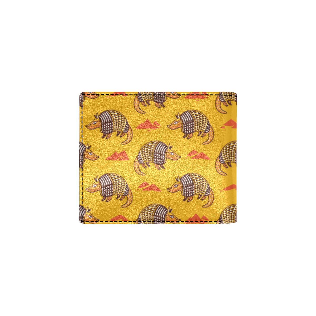 Armadillo Pattern Print Design 03 Men's ID Card Wallet