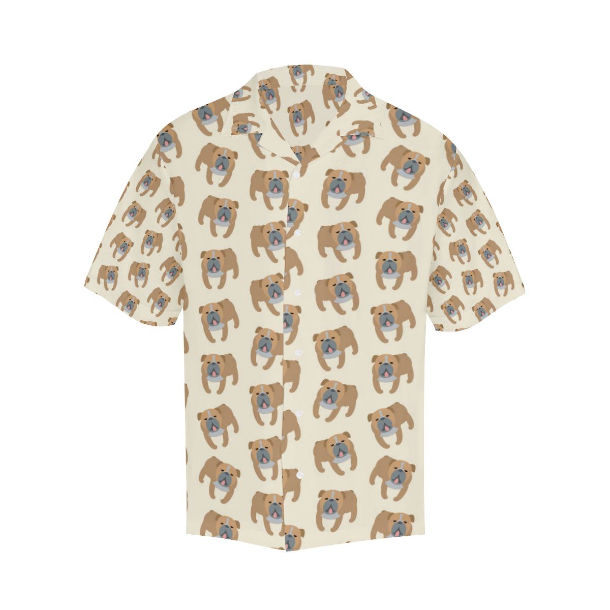 Bulldogs Pattern Print Design 01 Men's Hawaiian Shirt