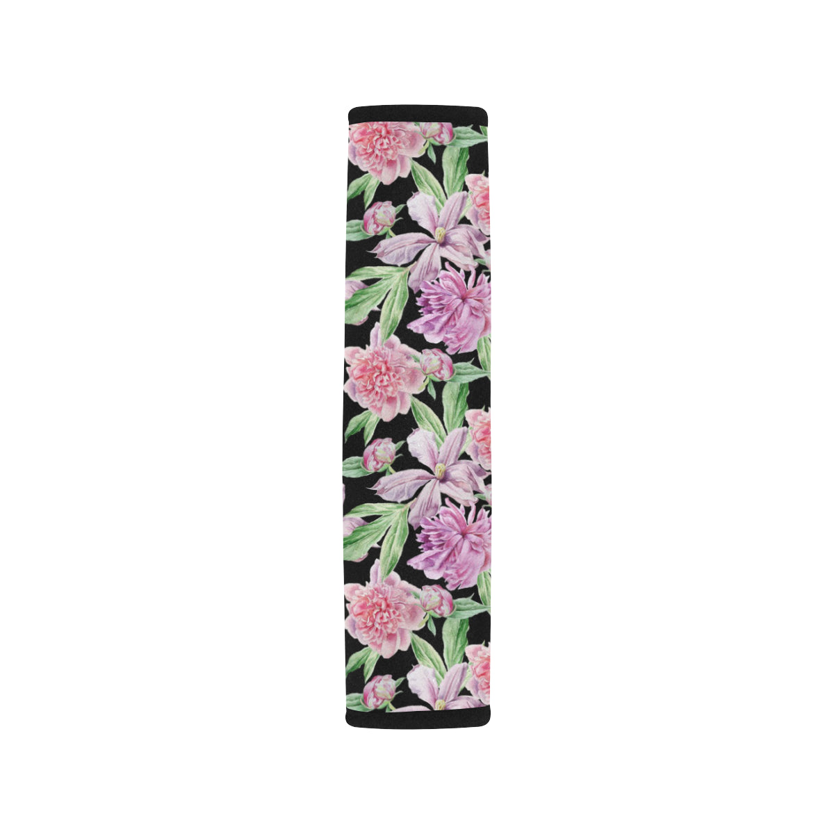 Peony Pattern Print Design PE08 Car Seat Belt Cover