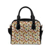 Butterfly Pattern Print Design 02 Shoulder Handbag