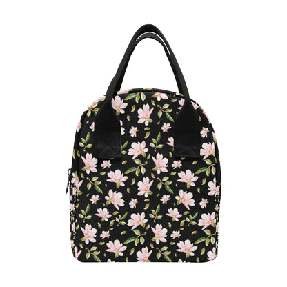 Magnolia Pattern Print Design MAG01 Insulated Lunch Bag