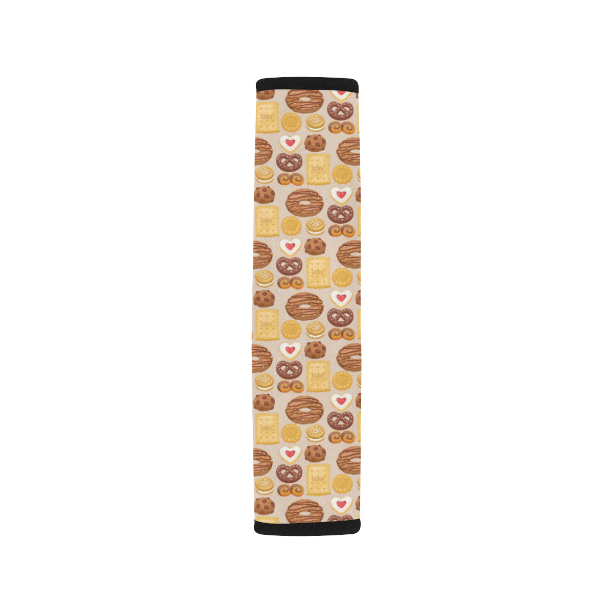 Cookie Pattern Print Design 02 Car Seat Belt Cover