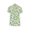 Cantaloupe Pattern Print Design 02 Men's Short Sleeve Button Up Shirt