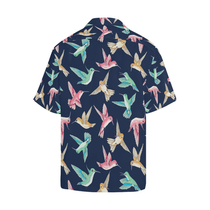Hummingbird Cute Pattern Print Design 01 Men's Hawaiian Shirt