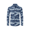 Jean Camouflage Pattern Print Design 05 Men's Long Sleeve Shirt