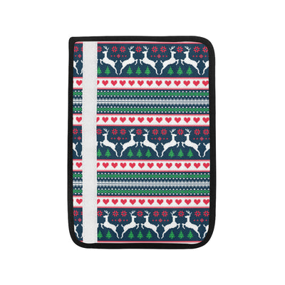 Reindeer Pattern Print Design 03 Car Seat Belt Cover