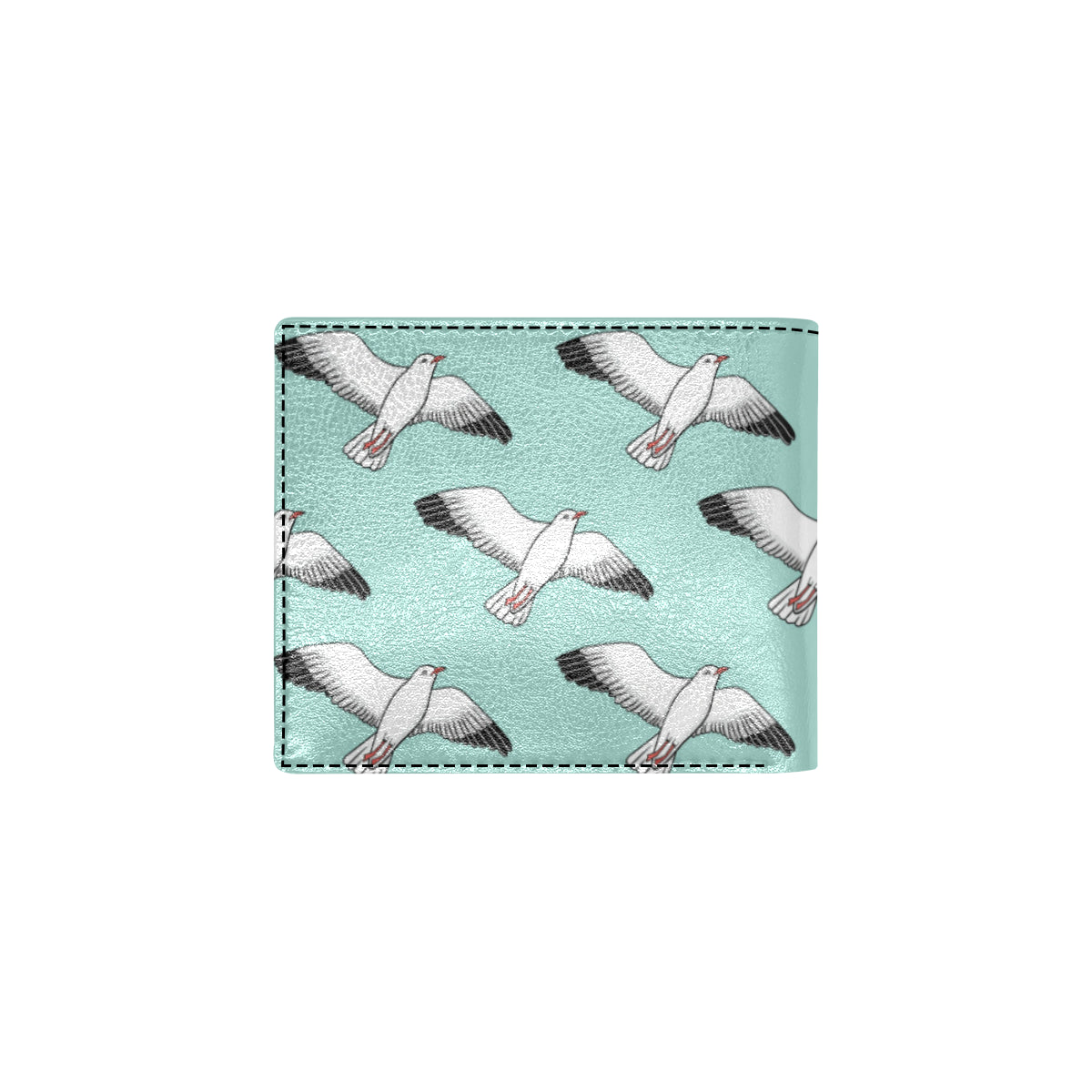 Pigeon Pattern Print Design 02 Men's ID Card Wallet