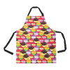 Cupcake Pattern Print Design CP02 Apron with Pocket