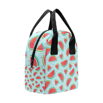 Watermelon Pattern Print Design WM03 Insulated Lunch Bag
