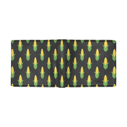 Corn Pattern Print Design 05 Men's ID Card Wallet