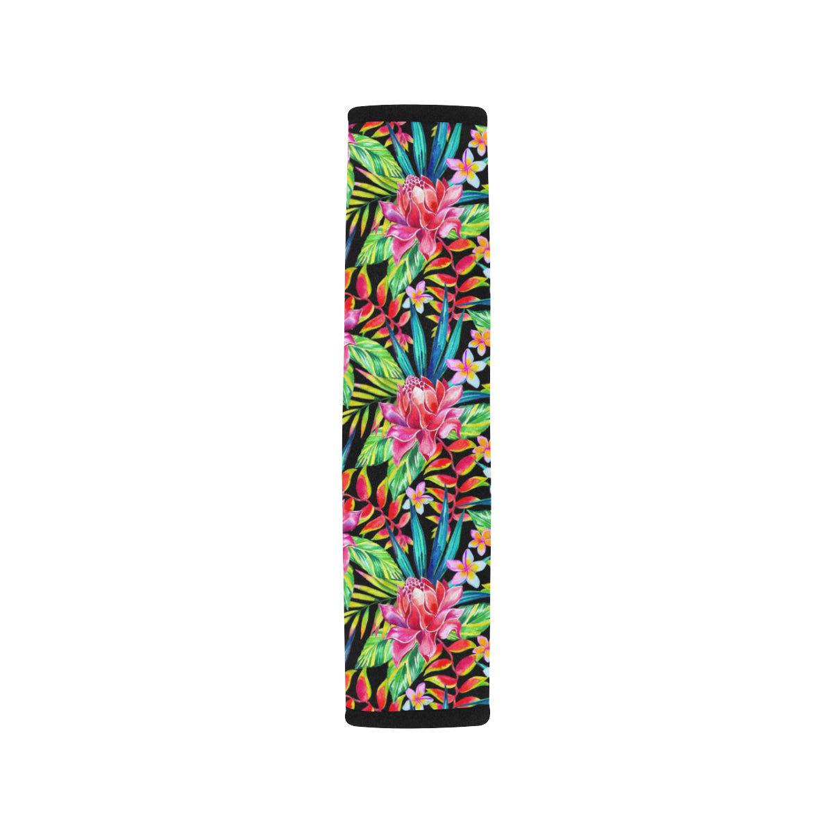 Heliconia Pattern Print Design HL02 Car Seat Belt Cover