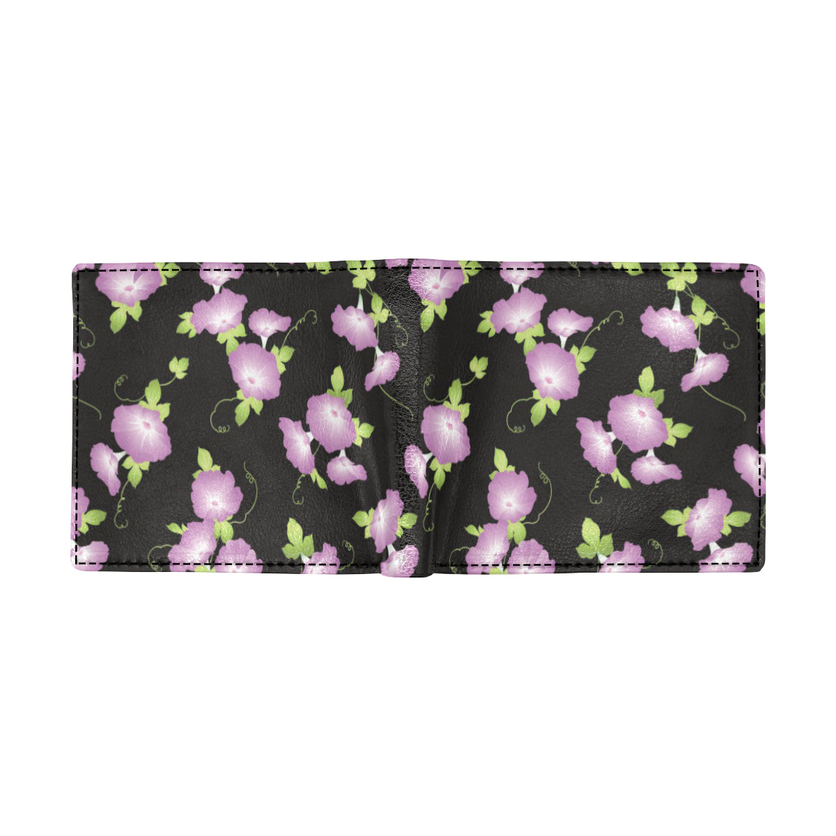 Morning Glory Pattern Print Design MG02 Men's ID Card Wallet