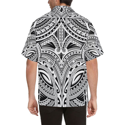 Maori Pattern Print Design 06 Men's Hawaiian Shirt