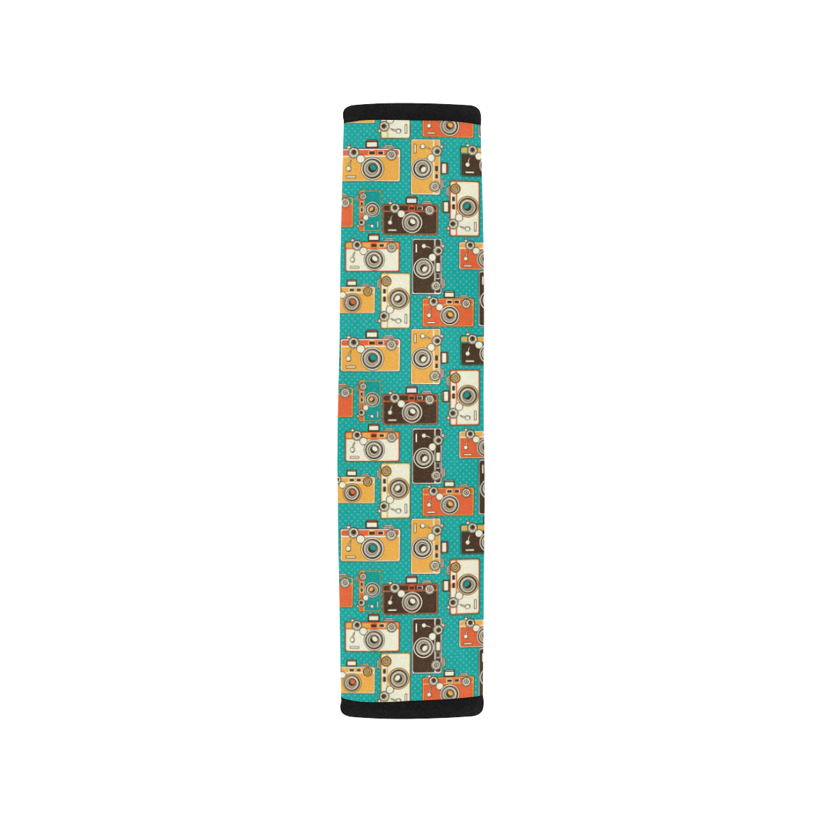 Camera Pattern Print Design 02 Car Seat Belt Cover