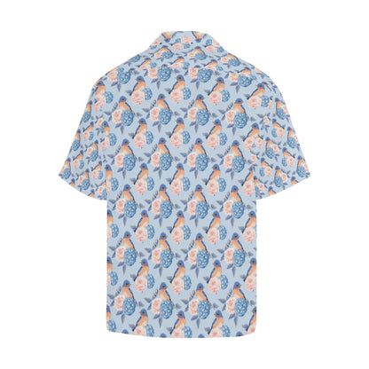 Bluebird Pattern Print Design 01 Men's Hawaiian Shirt