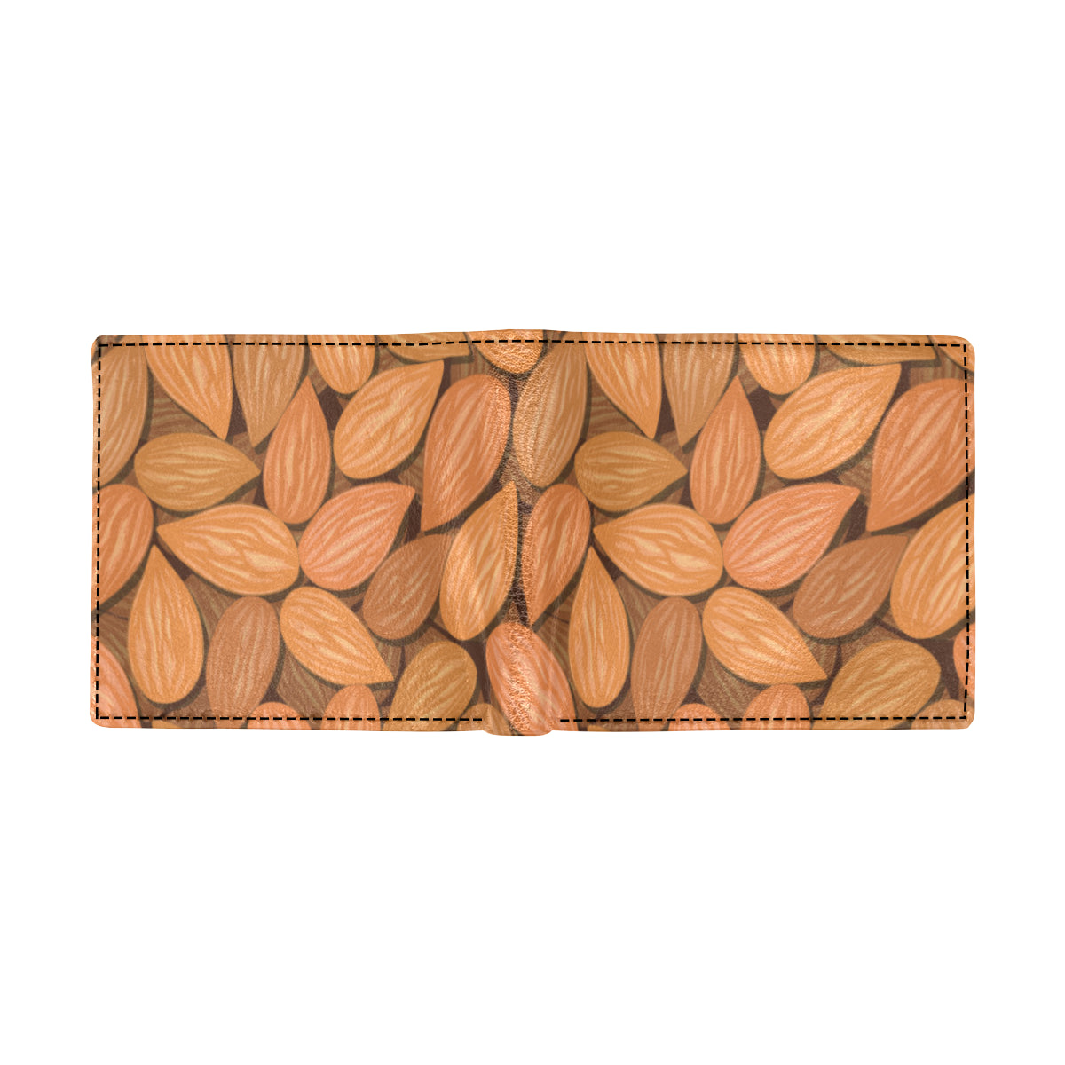 Almond Pattern Print Design 01 Men's ID Card Wallet