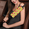 Elm Maple Leave Print Pattern Car Seat Belt Cover