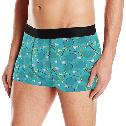 Badminton Pattern Print Design 06 Men's Boxer Briefs