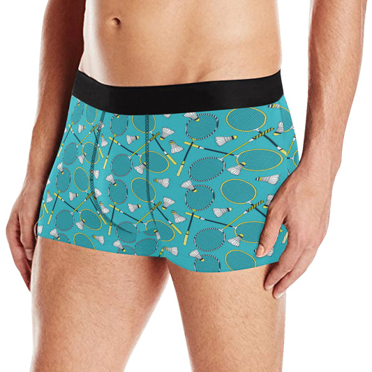 Badminton Pattern Print Design 06 Men's Boxer Briefs