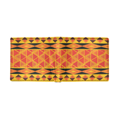 African Pattern Print Design 01 Men's ID Card Wallet