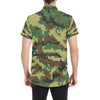 ACU Army Digital Pattern Print Design 02 Men's Short Sleeve Button Up Shirt