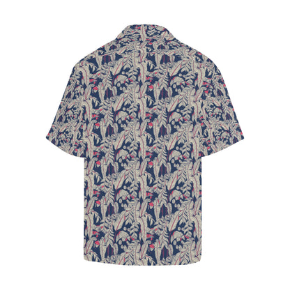 Bird Of Paradise Pattern Print Design 03 Men's Hawaiian Shirt