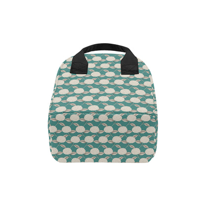 Hydrangea Pattern Print Design HD03 Insulated Lunch Bag
