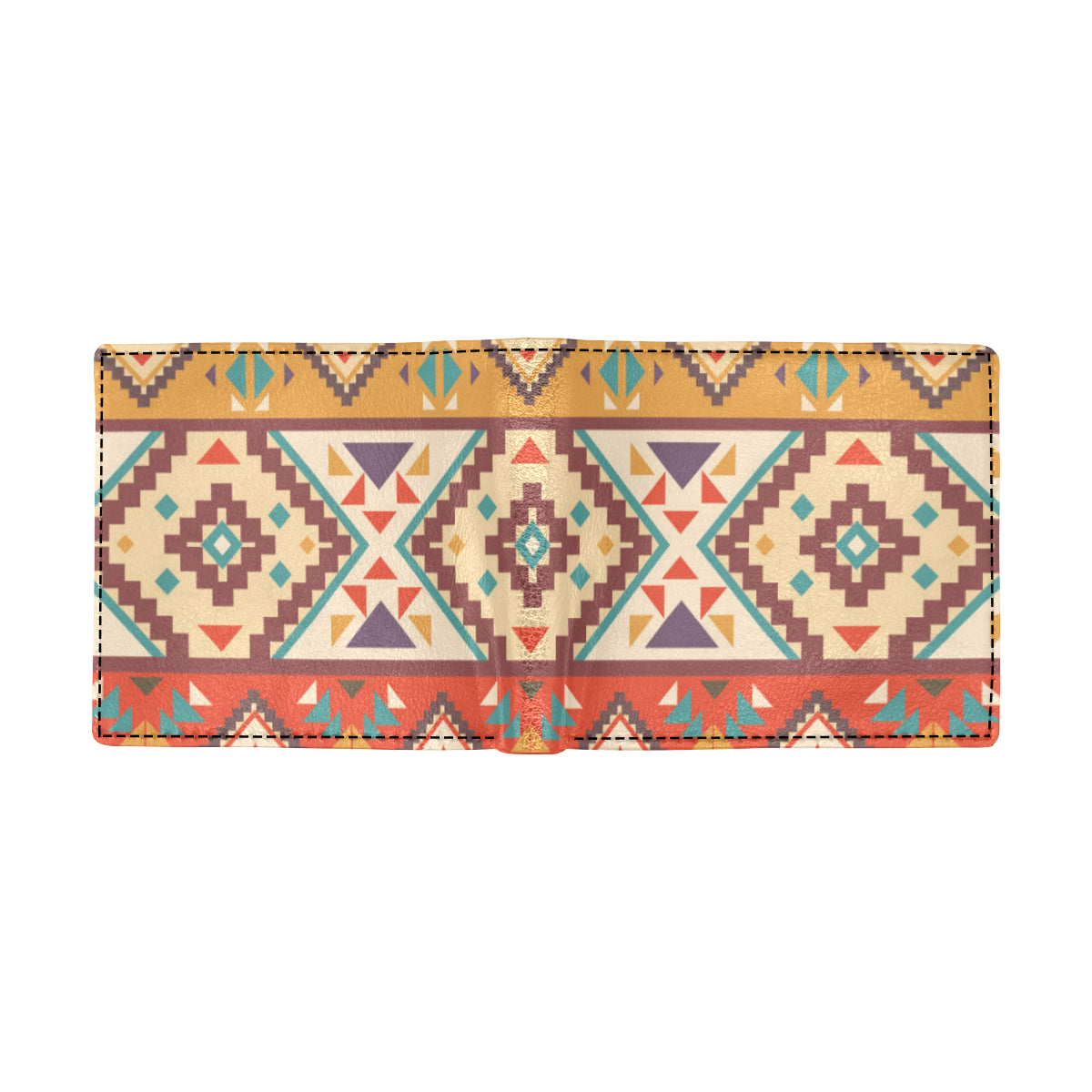 Navajo Pattern Print Design A01 Men's ID Card Wallet