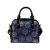 Mandala Pattern Print Design 02 Shoulder Handbag