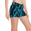 Sea turtle Polynesian Tribal Hawaiian Yoga Shorts