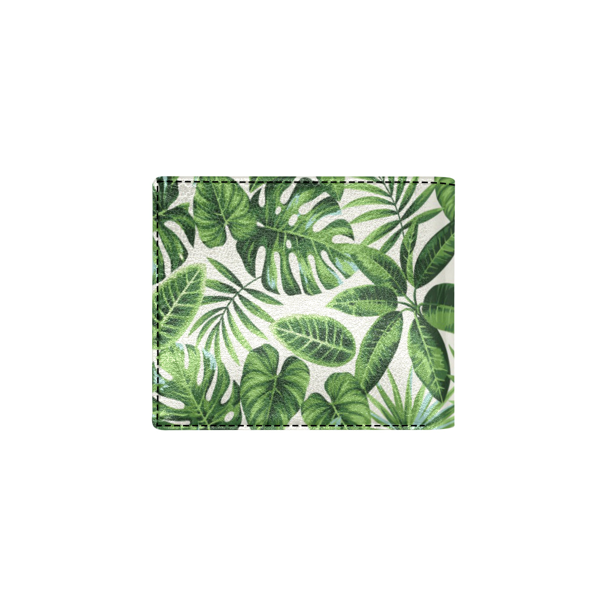 Tropical Flower Pattern Print Design TF013 Men's ID Card Wallet