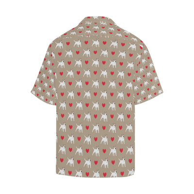 Bull Terriers Pattern Print Design 01 Men's Hawaiian Shirt