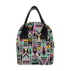 Tribal Aztec Triangle Insulated Lunch Bag