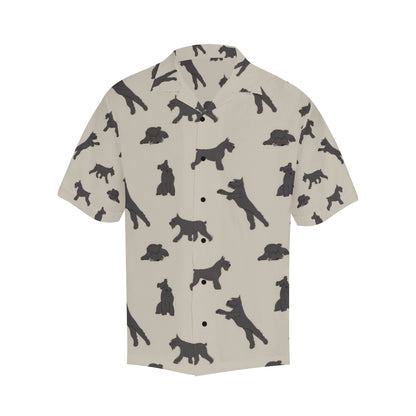 Schnauzers Pattern Print Design A06 Men's Hawaiian Shirt