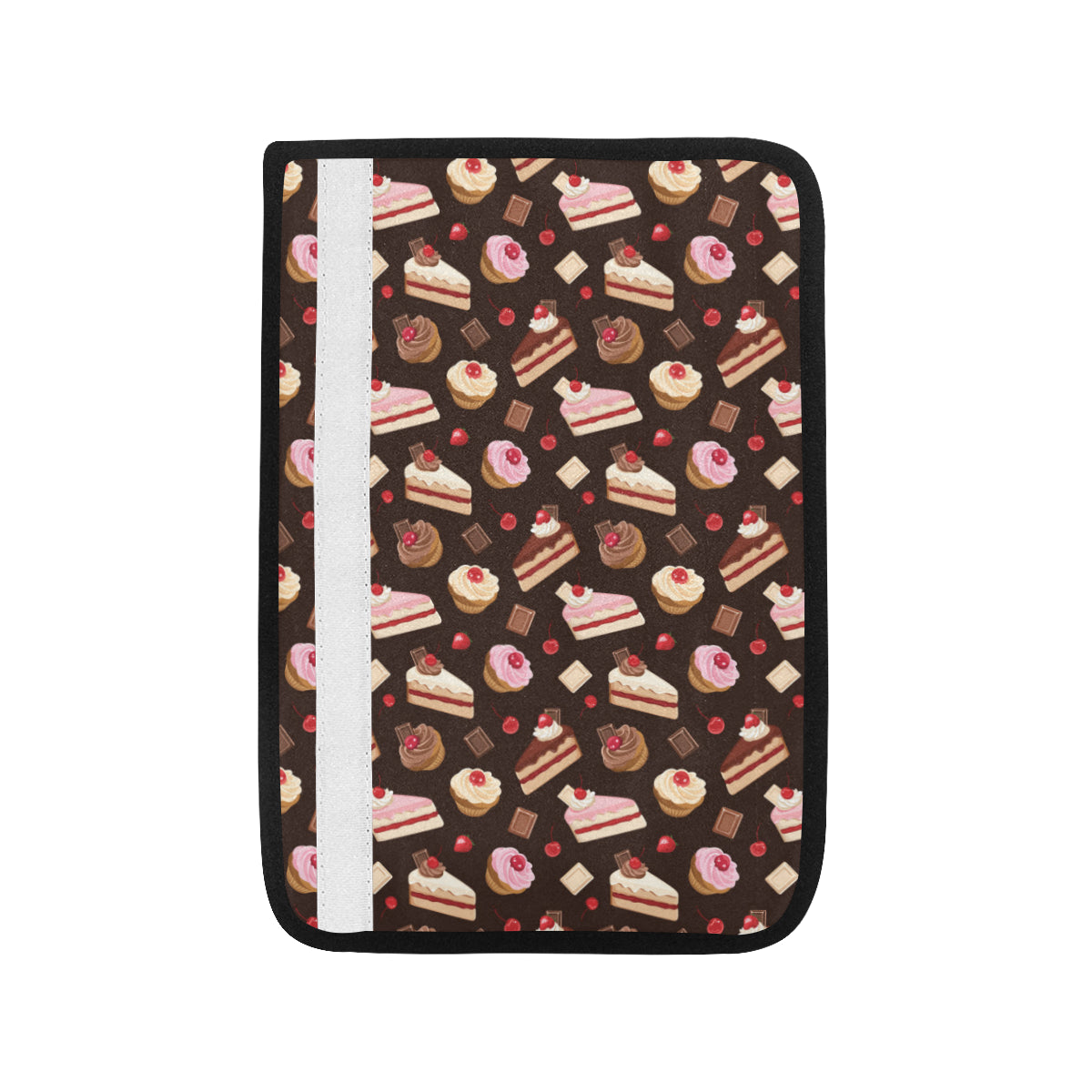 Cake Pattern Print Design 04 Car Seat Belt Cover
