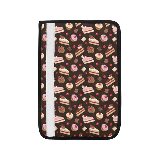 Cake Pattern Print Design 04 Car Seat Belt Cover