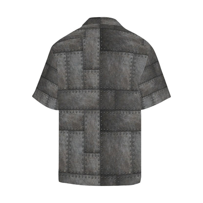 Armor Pattern Print Design 02 Men's Hawaiian Shirt