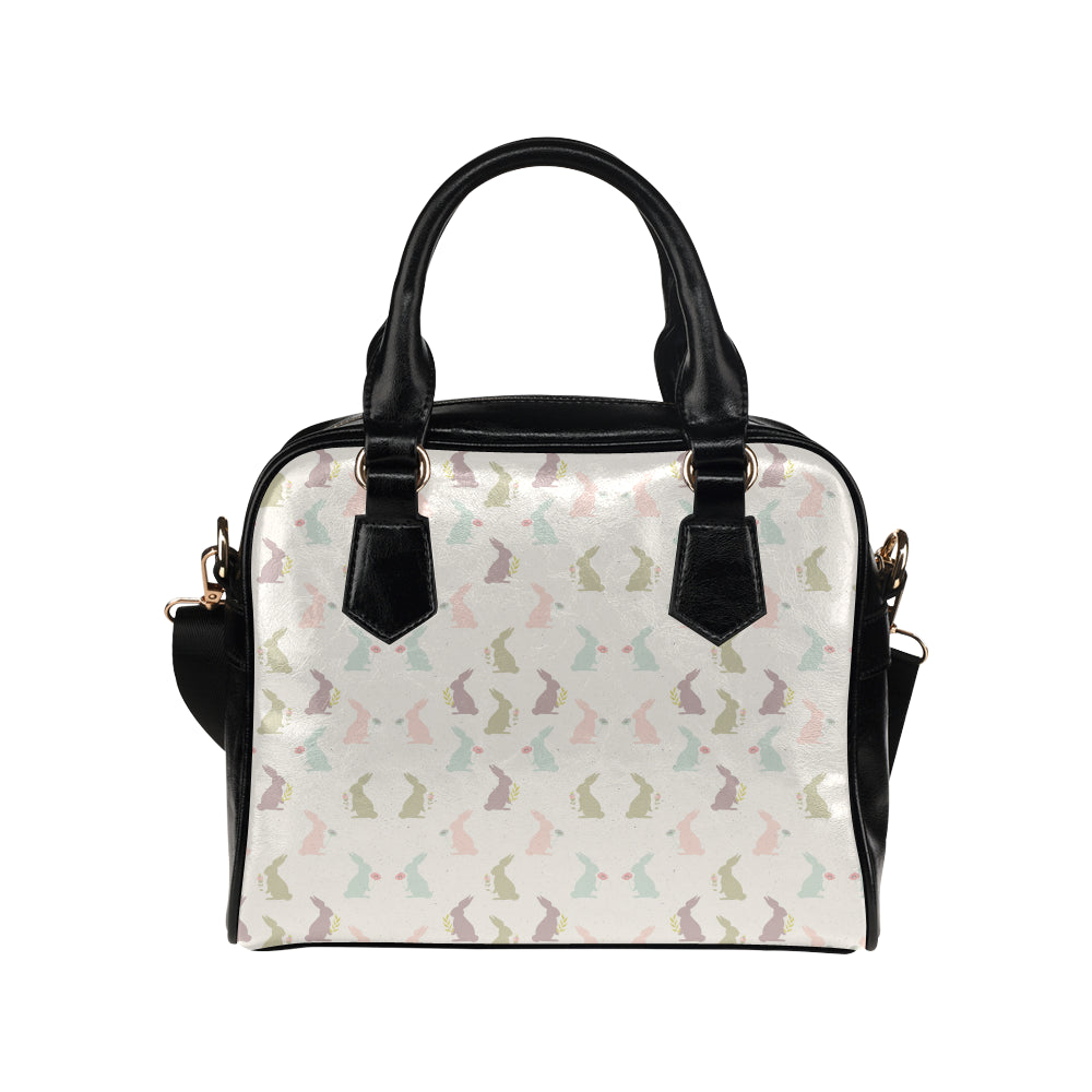 Bunny Pattern Print Design 05 Shoulder Handbag