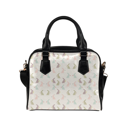 Bunny Pattern Print Design 05 Shoulder Handbag