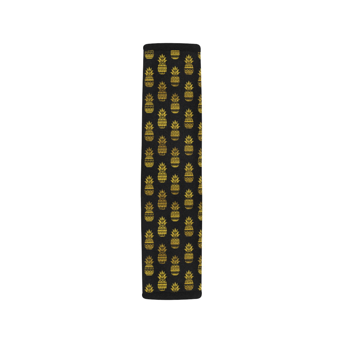 Pineapple Gold Tribal Style Print Car Seat Belt Cover