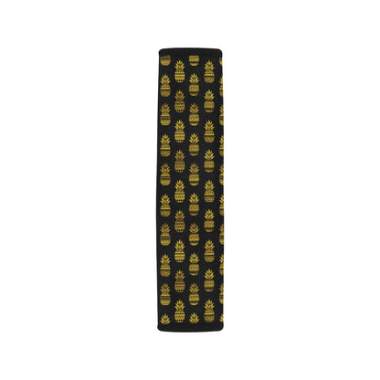 Pineapple Gold Tribal Style Print Car Seat Belt Cover