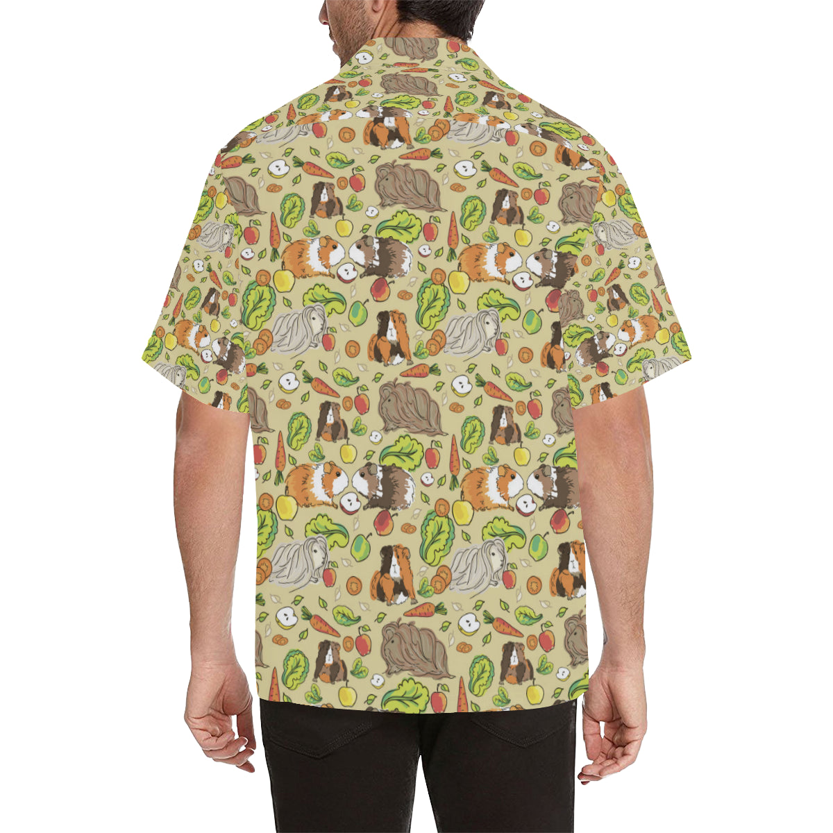 Guinea Pig Pattern Print Design 02 Men's Hawaiian Shirt
