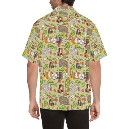 Guinea Pig Pattern Print Design 02 Men's Hawaiian Shirt